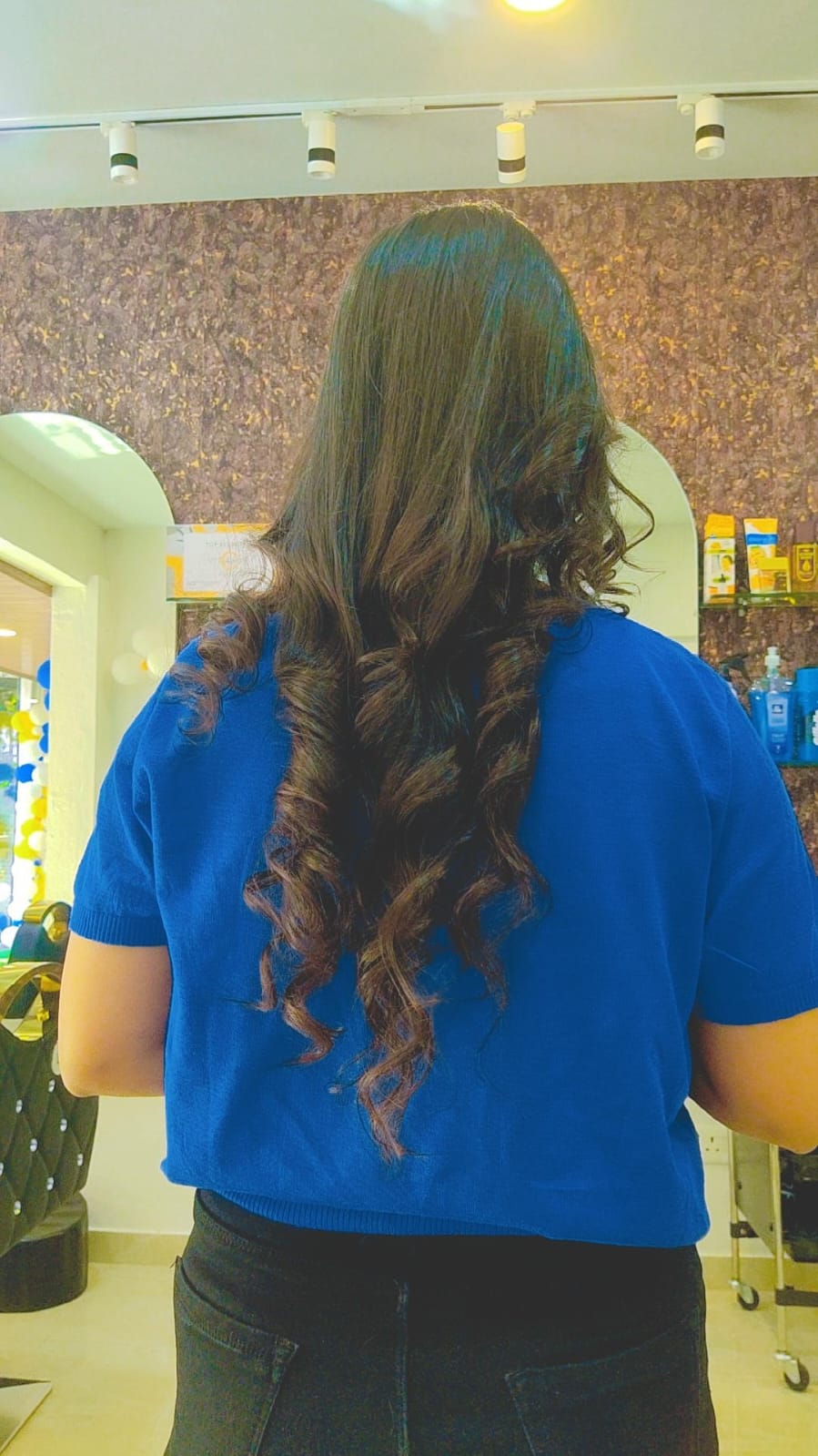 chandana's beauty parlour work