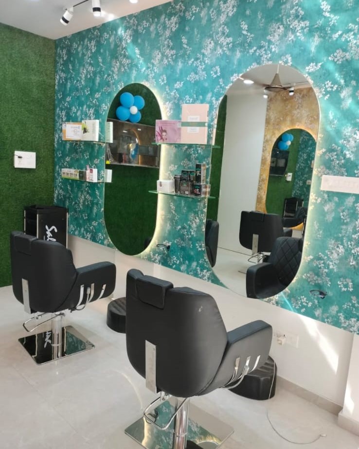 chandana's beauty parlour work